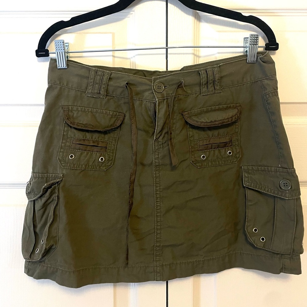 Rue21 Khaki Cargo Skirt